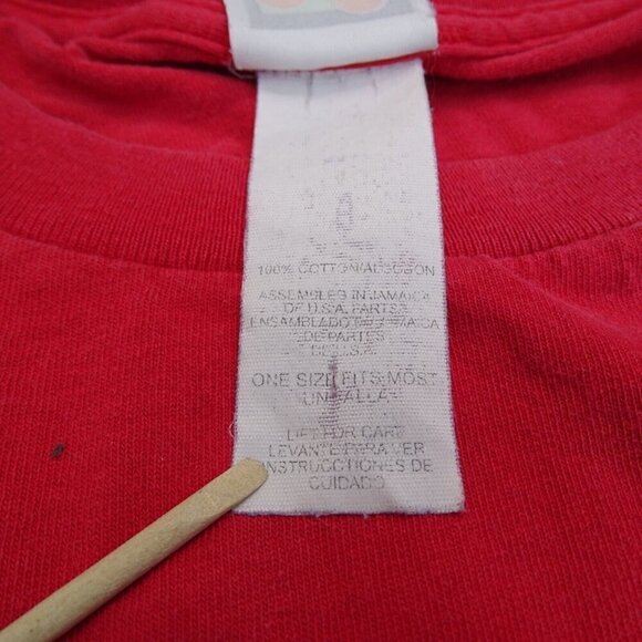 Vintage Mickey Mouse Mickey's Many Moods Mouse‎ Disney Red T-Shirt One Size - Picture 5 of 8